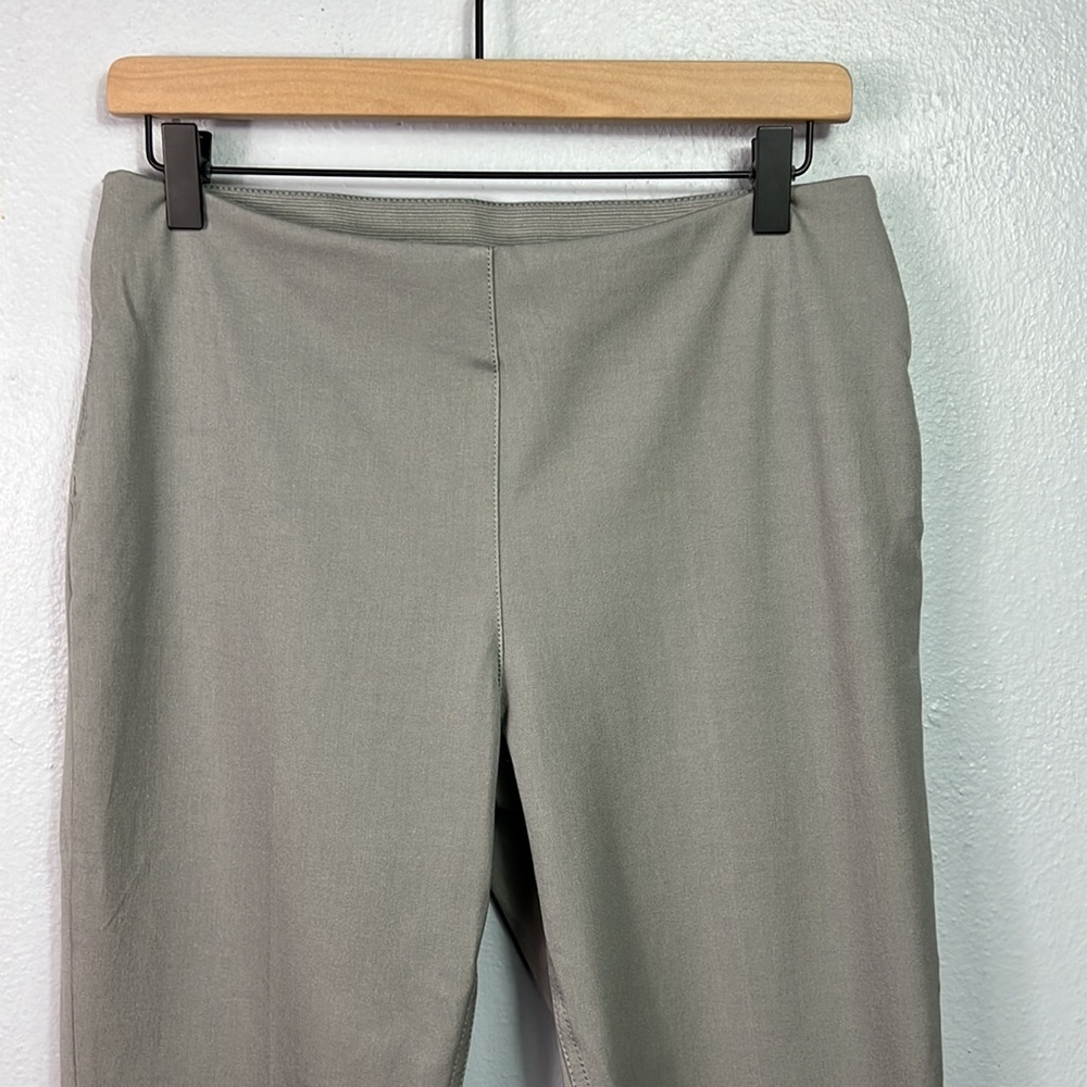 Soft Surroundings Gray Flat Front Elastic Back Pa… - image 2